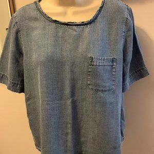 Short Denim Top by Loft